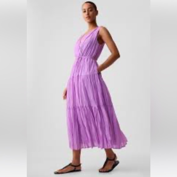 Pleated, Tiered Maxi dress - Picture 3 of 7